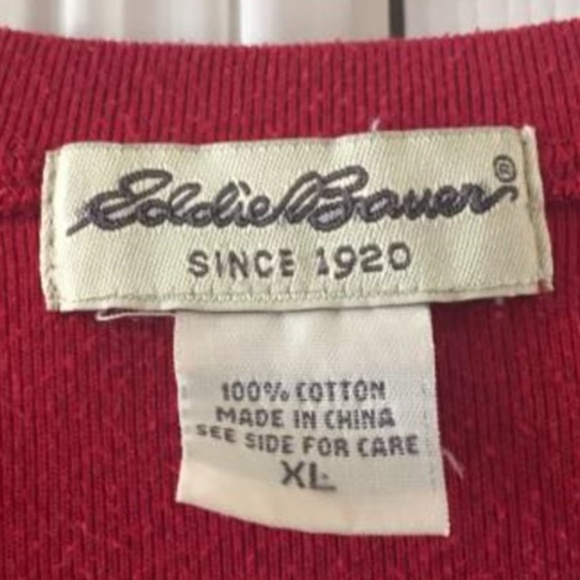 Eddie Bauer Women's Red Tank Top XL - Picture 3 of 4